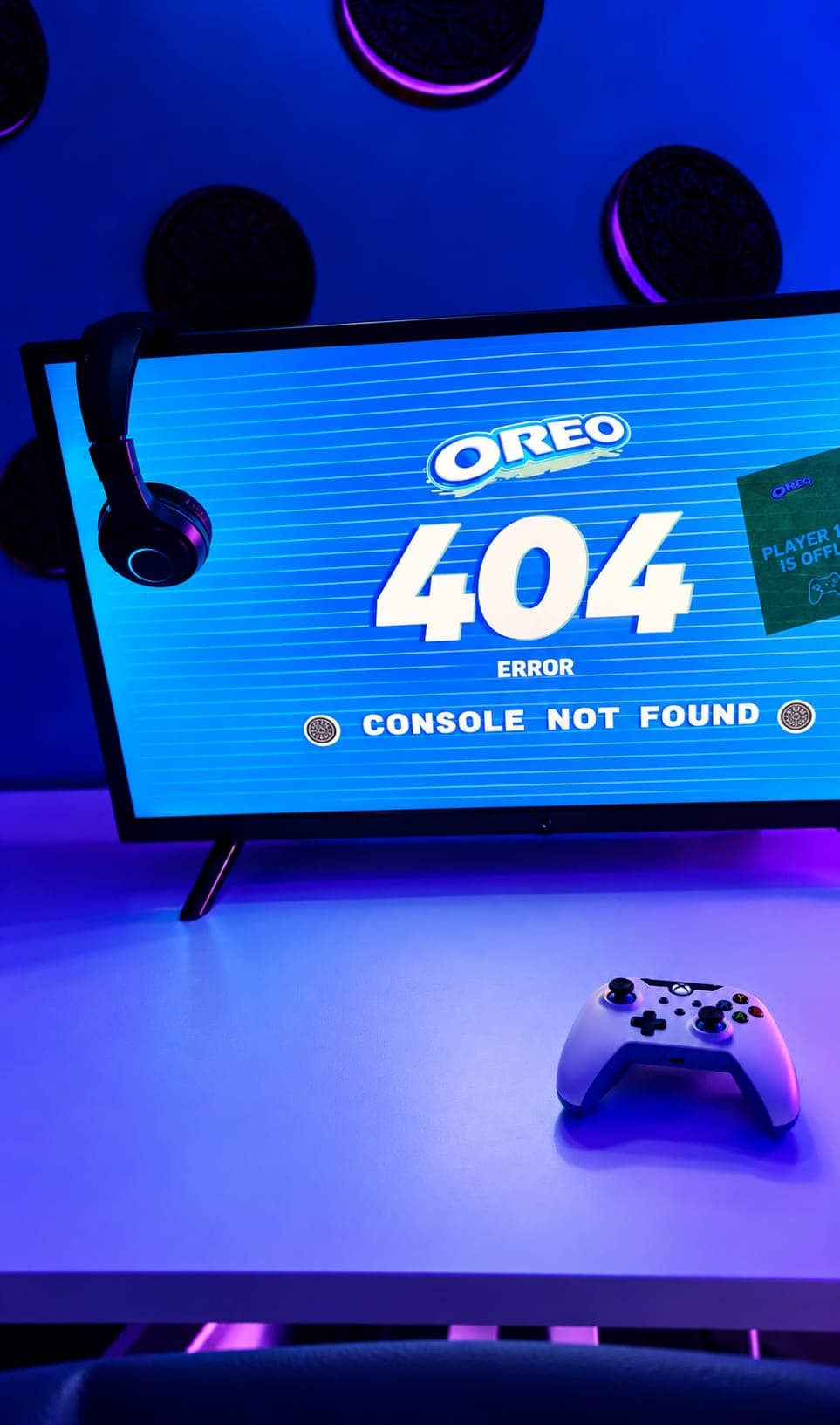 Inside the OREO x XBOX escape room: “404 console not found”